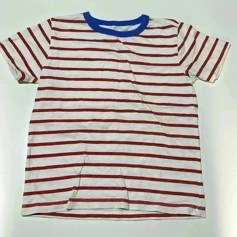 EUC Boys CrewCuts Short Sleeve Tee, Size 6-7, 100% Cotton